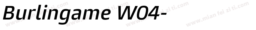 Burlingame W04字体转换